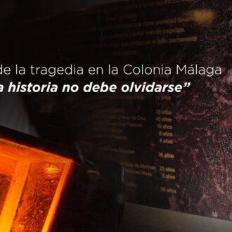 Acto conmemorativo en la colonia Málaga