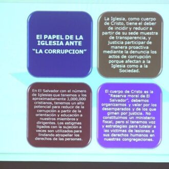 La iglesia ante la corrupción