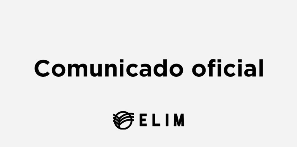 COMUNICADO OFICIAL DE MISIÓN CRISTIANA ELIM